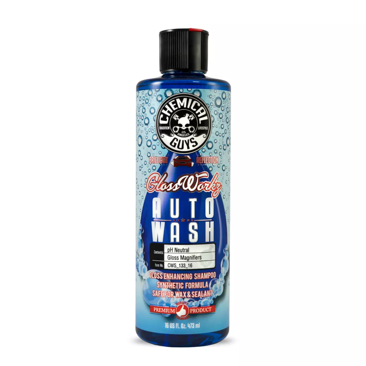 CHEMICAL GUYS GLOSSWORKZ GLANZVERSTARKER LACKREINIGER 473ML