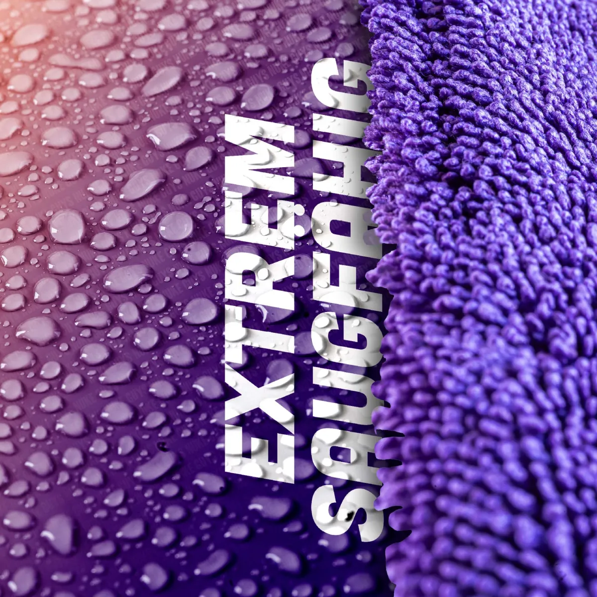 NUKE GUYS - GAMMA DRYER L LILA - MIKROFASER TROCKENTUCH - 1400 GSM -  50 X 80 