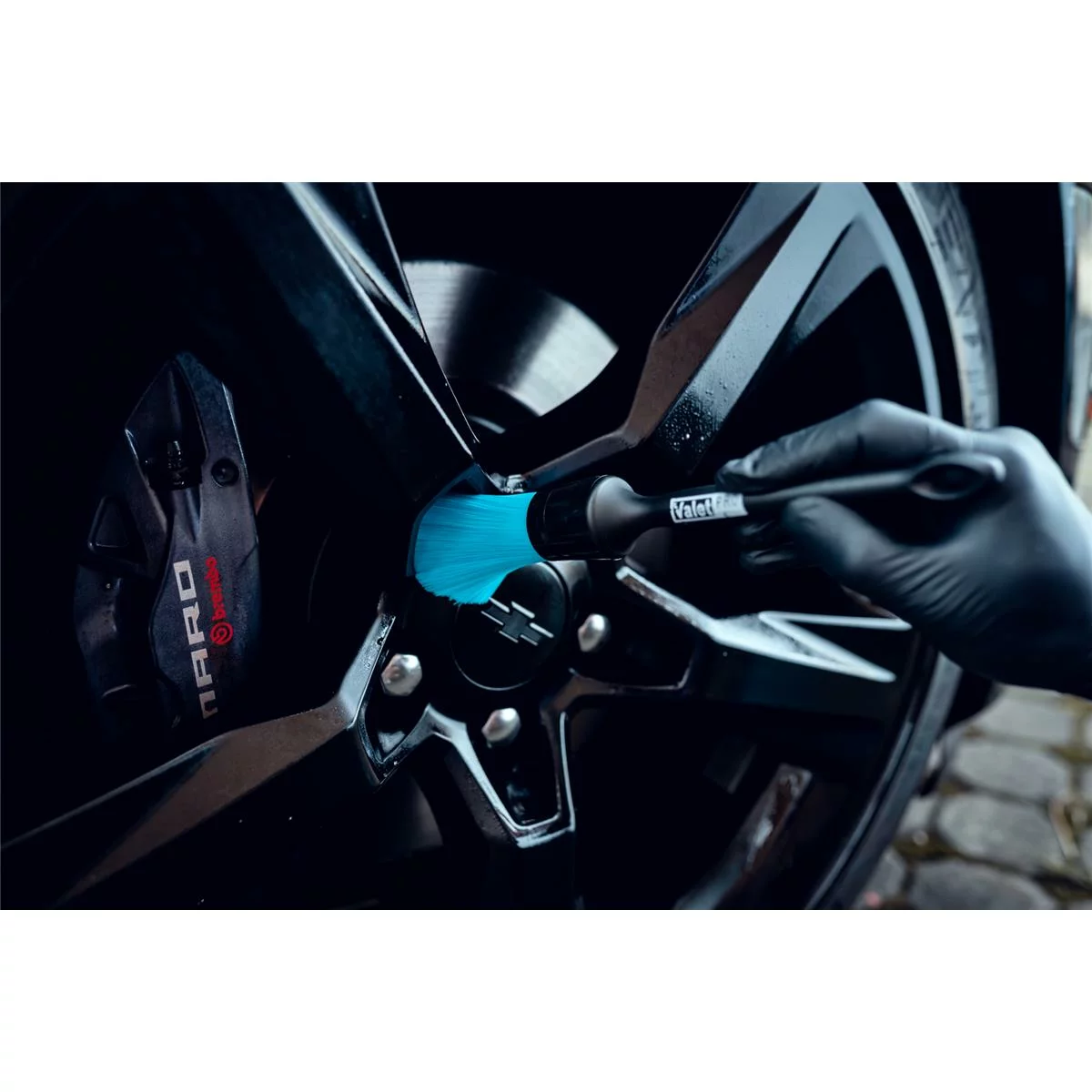 VALETPRO BLACK HANDLE CHEMIVAL RESISTABT - FELGENPINSEL CHEMIERESISTENT MITKUNSTSTOFF GRIFF 18