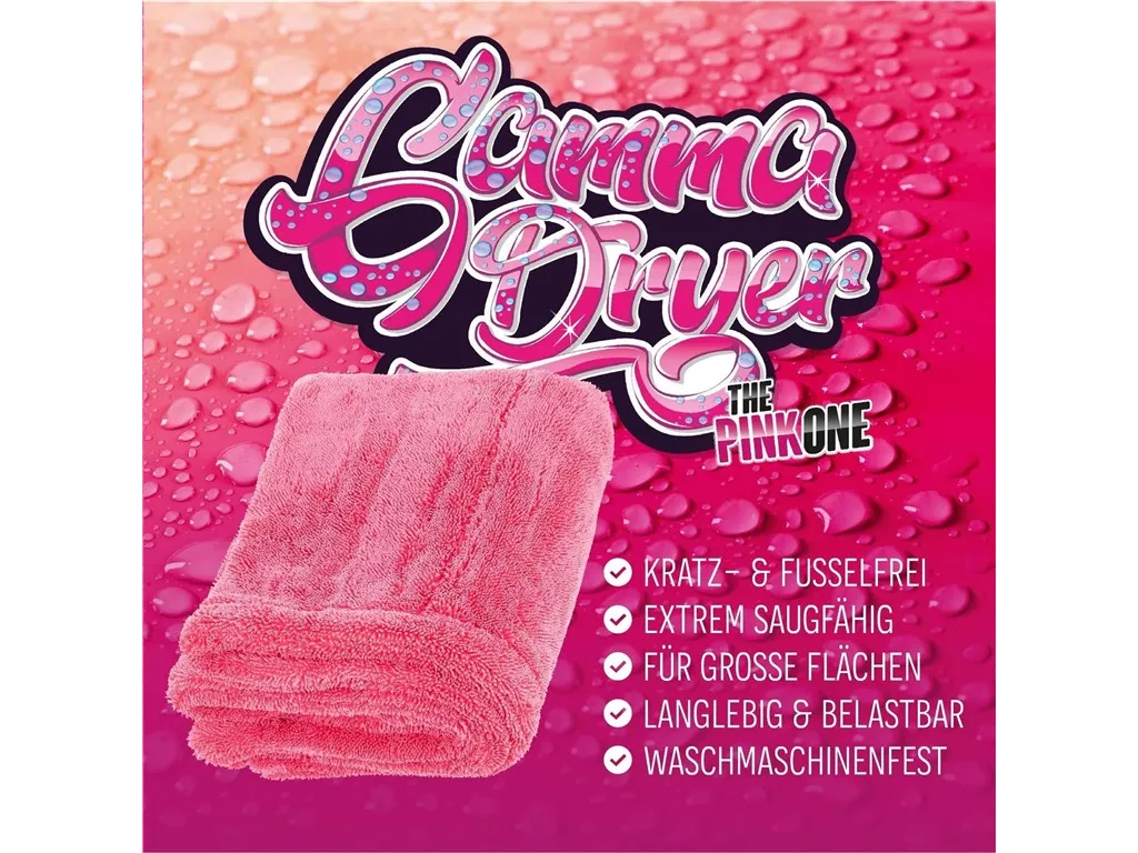 NUKE GUYS - GAMMA DRYER L PINK - MIKROFASER TROCKENTUCH - 1400 GSM -  50 X 80  q