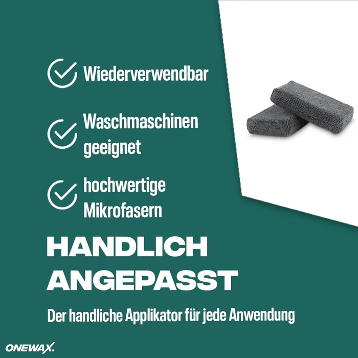 ONE WAX MICRO BLOCK APPLIKATOR 2-PACK