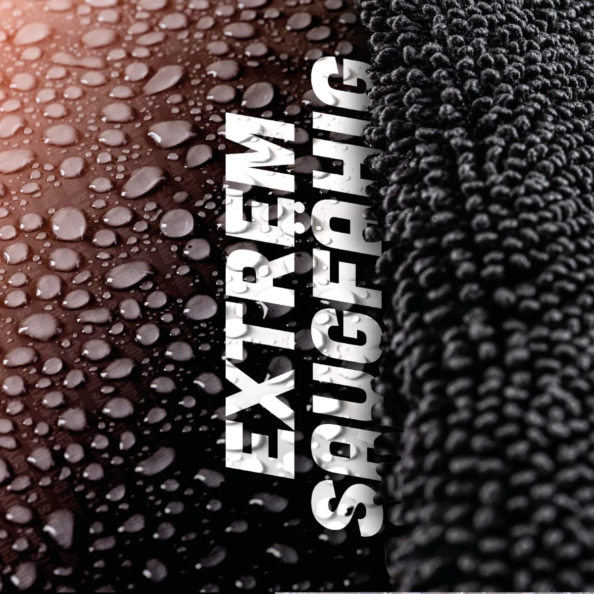 NUKE GUYS - GAMMA DRYER L SCHWARZ - MIKROFASER TROCKENTUCH - 1400 GSM -  50 X 80  