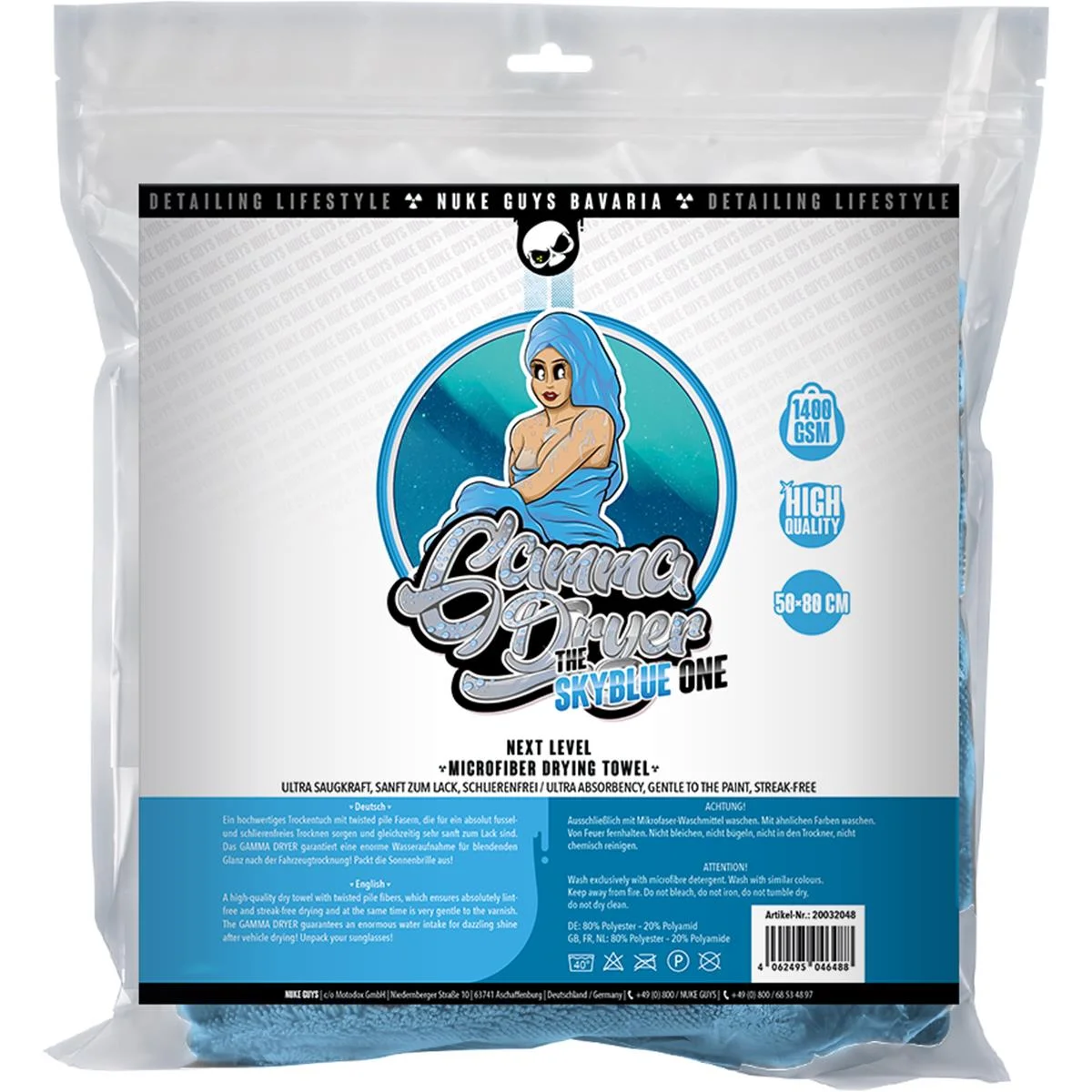 NUKE GUYS - GAMMA DRYER L - MIKROFASER TROCKENTUCH - 1400 GSM - 50 X 80 NUKE GUYS - GAMMA DRYER L - MIKROFASER TROCKENTUCH - 1400 GSM - 50 X 80