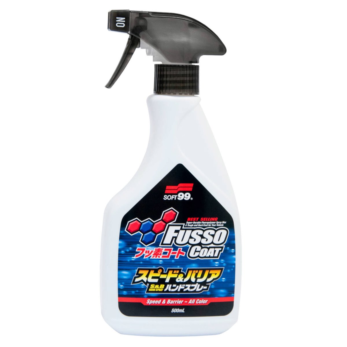 SOFT99 FUSSO COAT SPEED & BARRIER HAND SPRAY 400ML