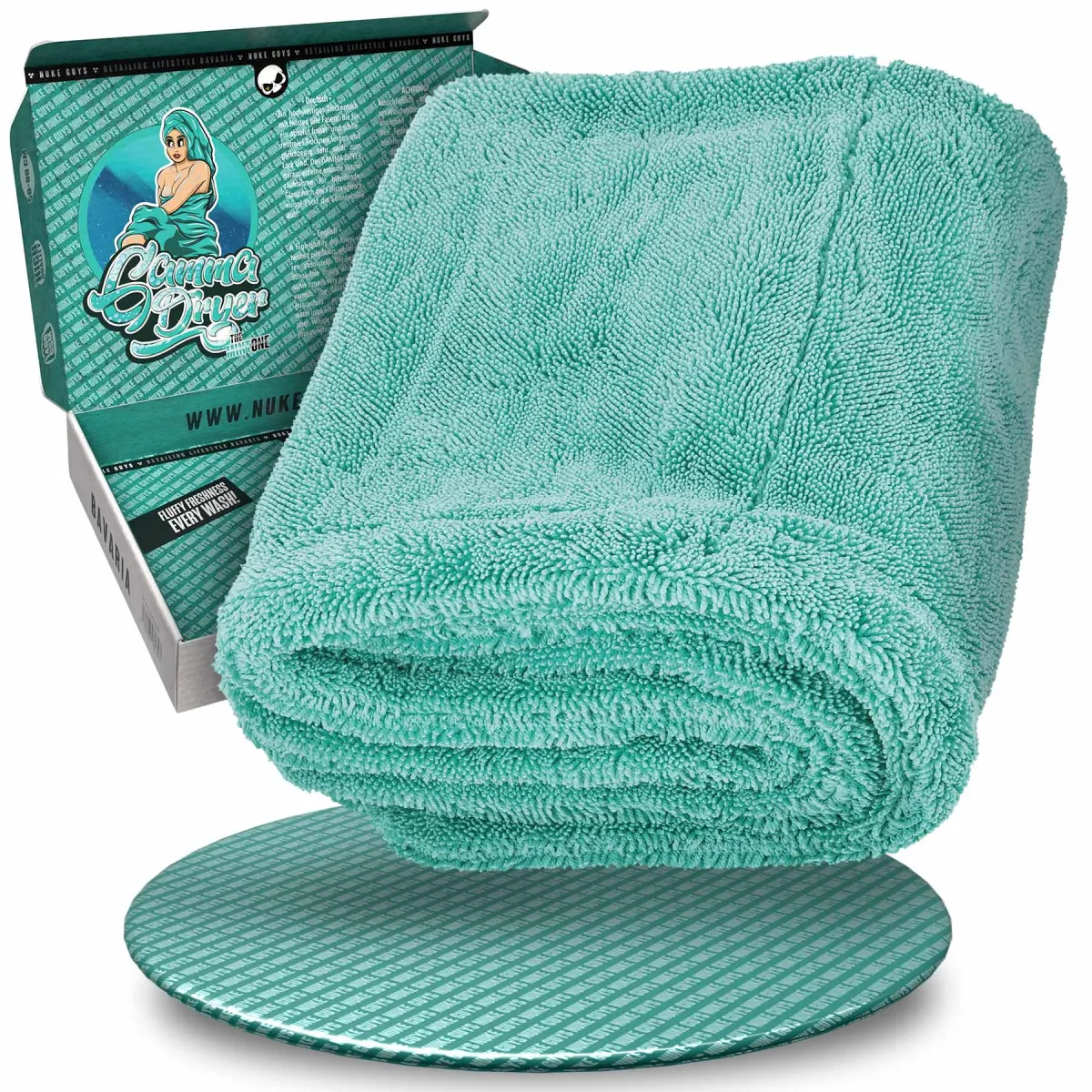 NUKE GUYS - GAMMA DRYER L MINT - MIKROFASER TROCKENTUCH - 1400 GSM -  50 X 80  