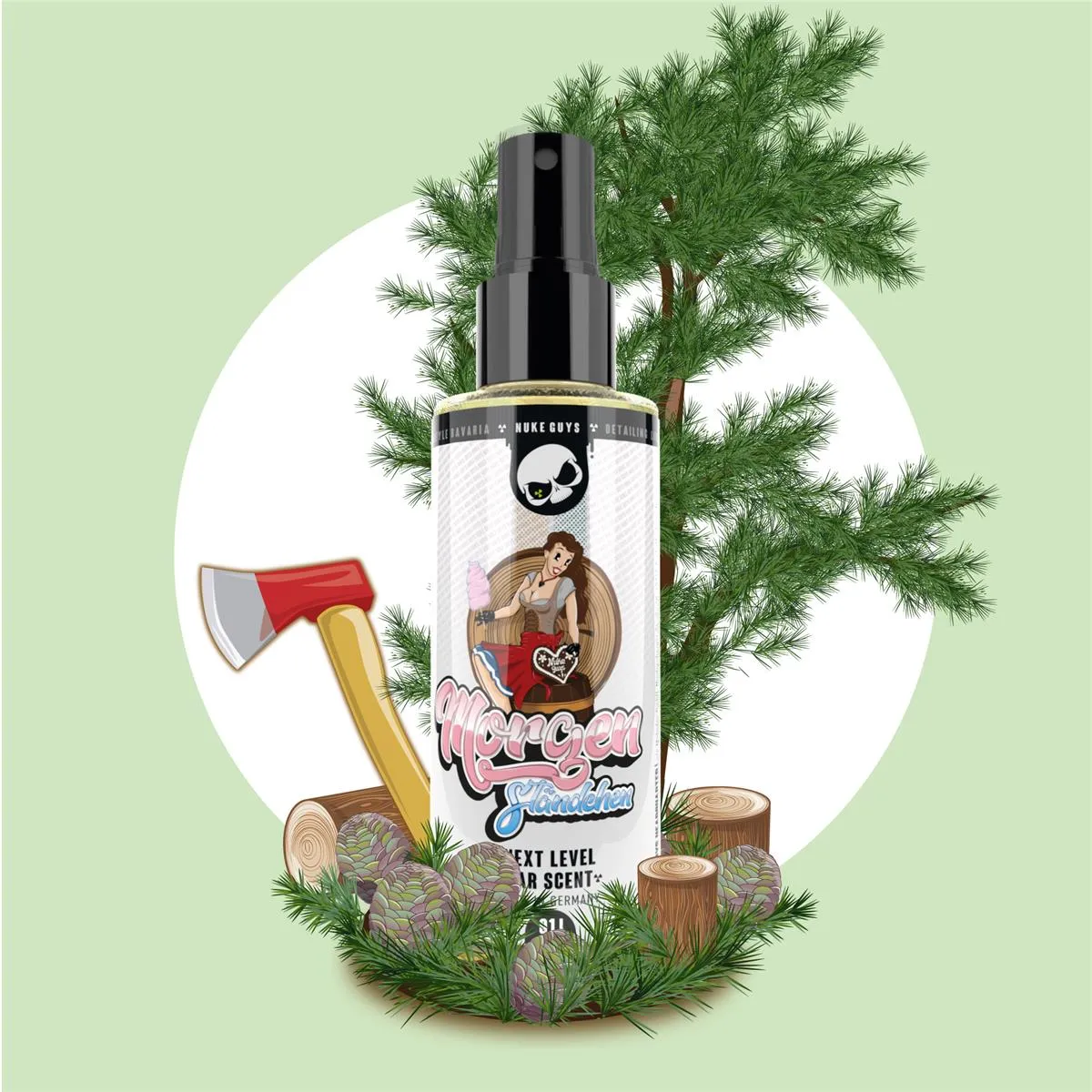  NUKE GUYS CAR SCENTS - DUFT SPRAY 0,1 L - MORGENSTÄNDCHEN