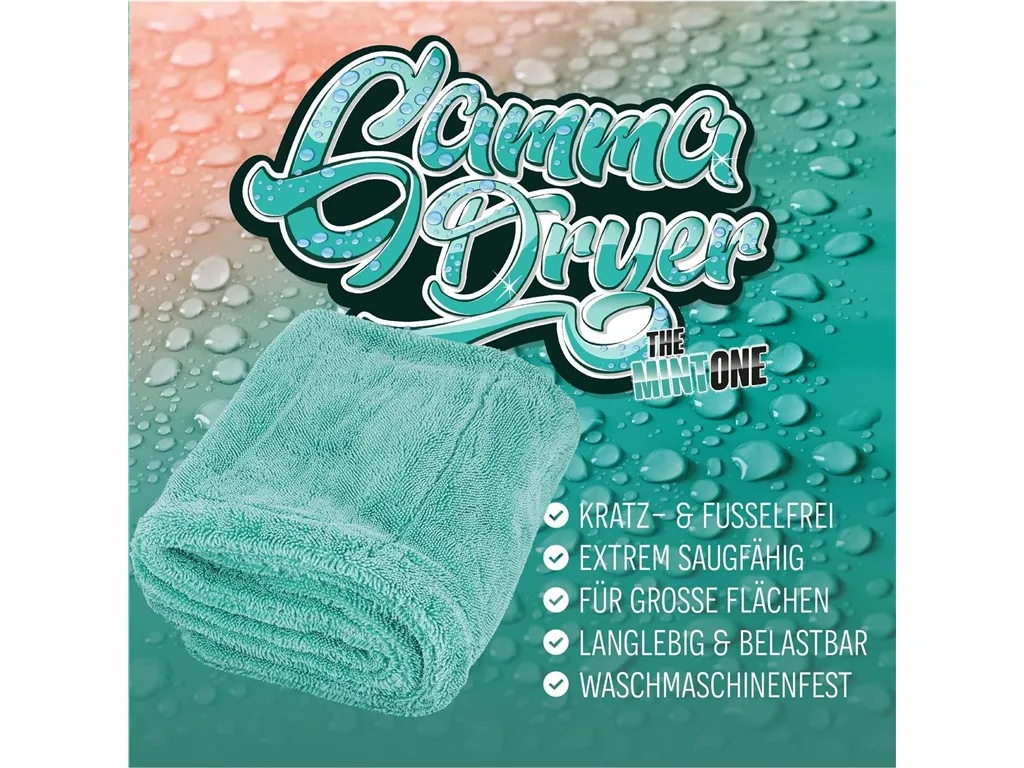 NUKE GUYS - GAMMA DRYER L MINT - MIKROFASER TROCKENTUCH - 1400 GSM -  50 X 80  