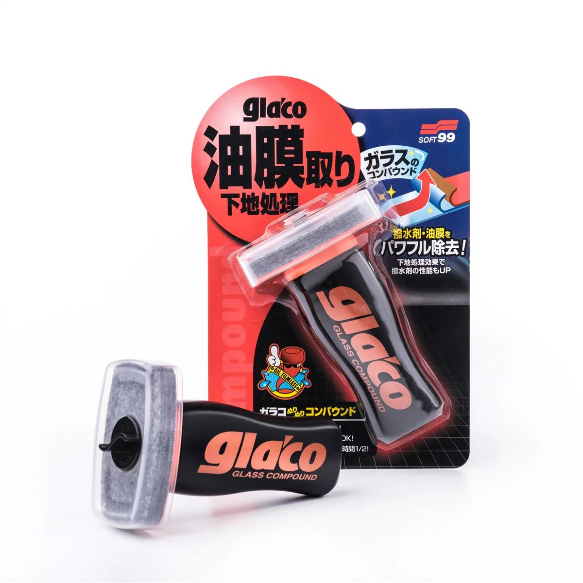 SOFT99 GLACO COMPOUND ROLL ON SCHEIBENPOLITUR 100ML