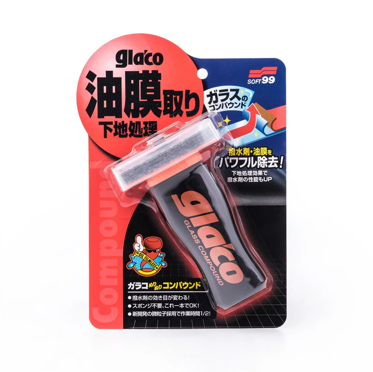 SOFT99 GLACO COMPOUND ROLL ON SCHEIBENPOLITUR 100ML