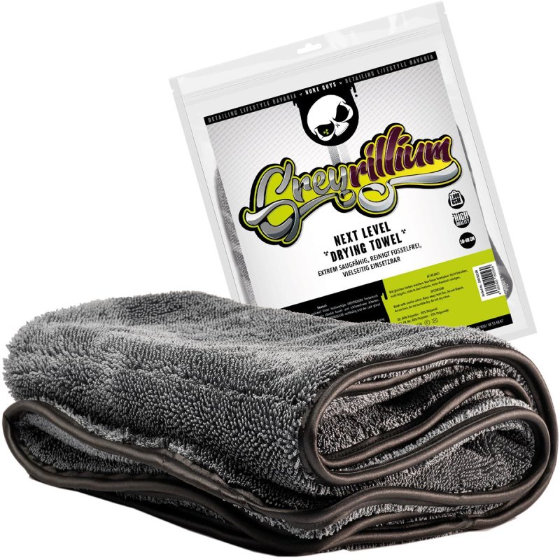 NUKE GUYS GREY RILLIUM MIKROFASER AUTO TROCKEN TUCH